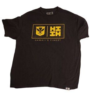 Hawaiis Finest The Peoples Brand Black T-Shirt XL